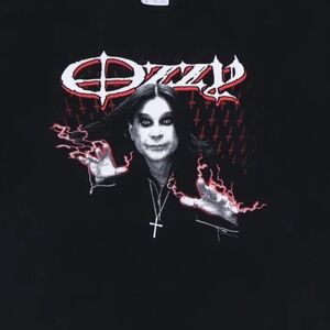 Black and Red Ozzy Short Sleeve Tee